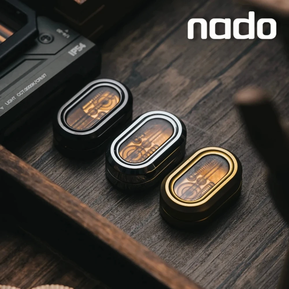 Nado EDC Nado Wear Fidget Slider Mini Rotates Left And Right 360° Fidget Toys For Adults Anxiety Relief Gadgets ADHD-friendly