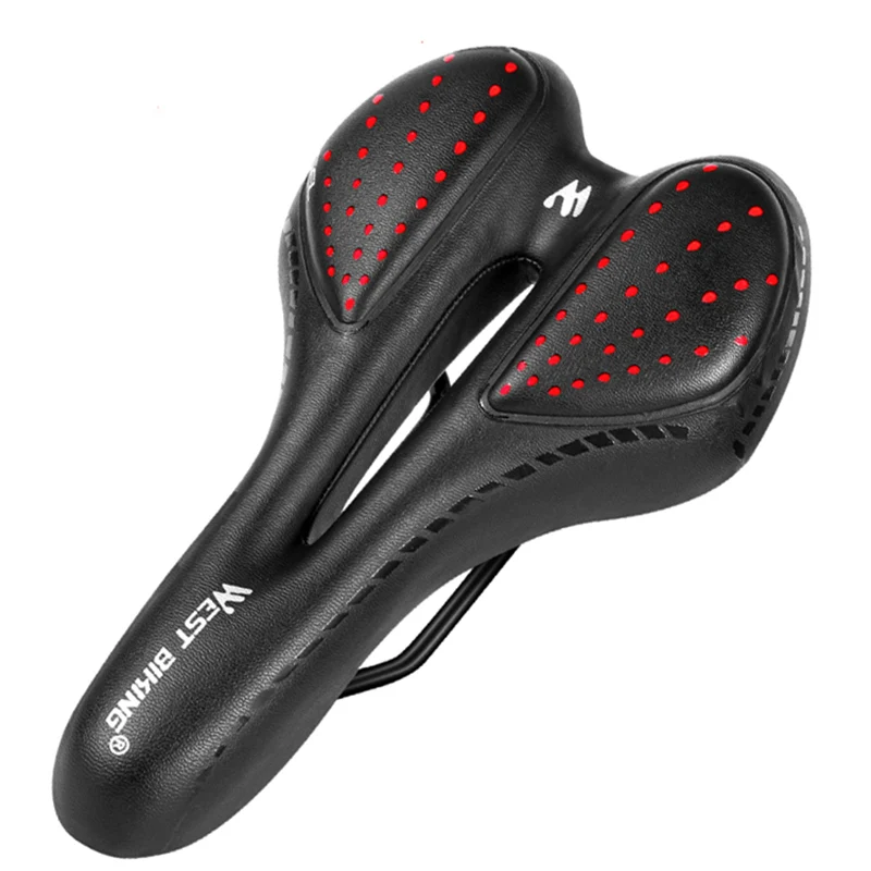 AliExpress West Biking WEST BIKING Bicycle Gel Saddle MTB Comfortable Saddle Soft Shockproof Seat Cushion 4 Colors Road Bike Non-Slip Cycling Foam Seat