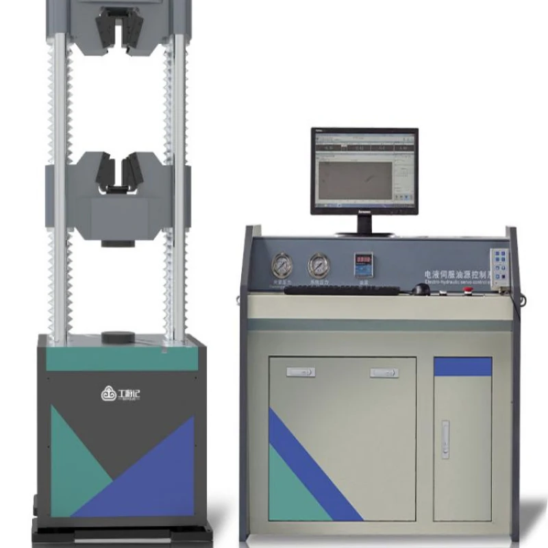 Digital hydraulic universal testing machine, microcomputer controlled tensile tester, electro-hydraulic servo testing machine