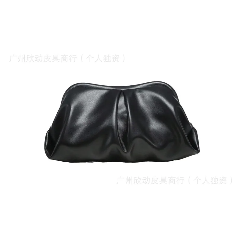 

-Border Fashion Women's Bag Bags2024New Texture Cloud Bag Fashion Personality Kiss Lock Closed Clutch