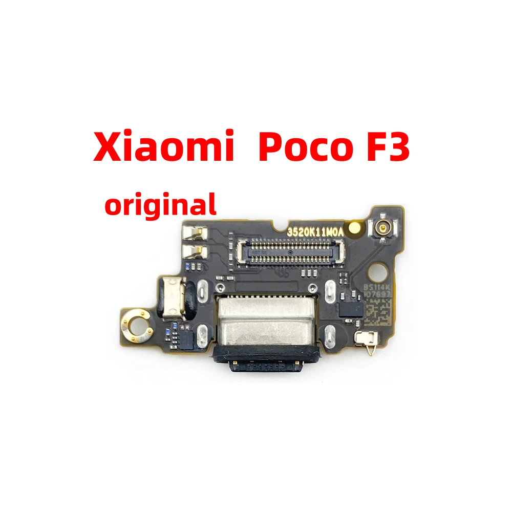 Connecteur USB pour écouteurs Xiaomi F3 S6, port de charge, câble flexible, remplacement de la carte, original