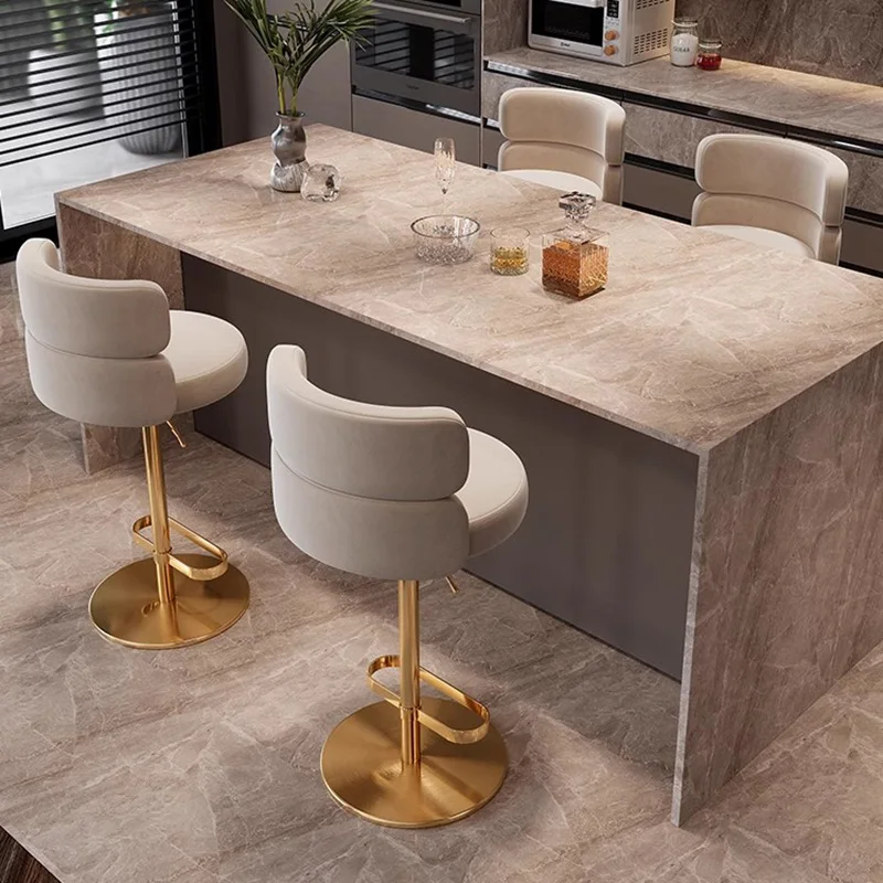 الشمال الفاخرة بار البراز الحديثة مصمم الكمبيوتر كراسي بار قابل للتعديل الحد الأدنى مريحة Sillas الفقرة Comedor بار الأثاث #2