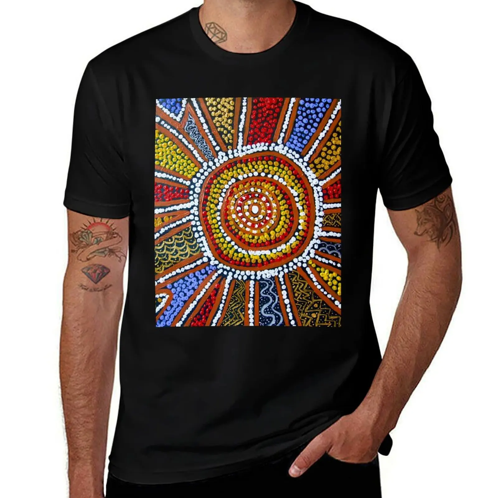 

VOICE. TREATY. TRUTH. THE ULURU STATEMENT FROM THE HEART T-Shirt cotton tshirt 100% t shirt man casual T-Shirt