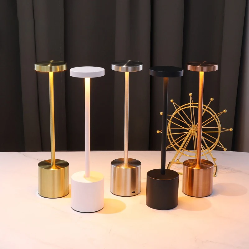 Led Lamp Desk Wrought Iron Decorative Lamp Usb Fast Charging 3w Small Night Light Modern Art Home Bar Restaurant Decorative Lamp