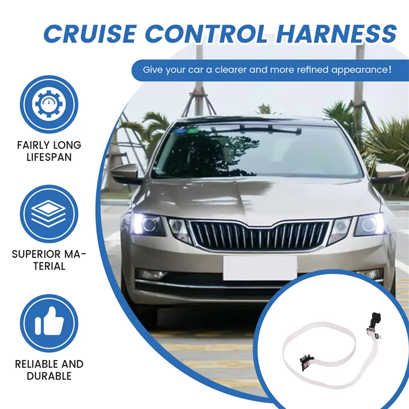 For / Golf/ Passat /Tiguan / Skoda Automatic Cruise Control Module Coil Harness With Plug 6 Pin For 5K0953569 Series