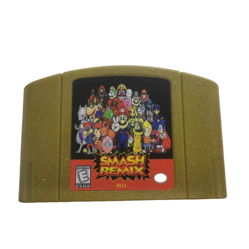 N64 USA NTSC Version 64 Bit Console Video Games Cartridge Mario Smash Series REMIX V1.1.1 V1.5.1 Collection Gifts Toys