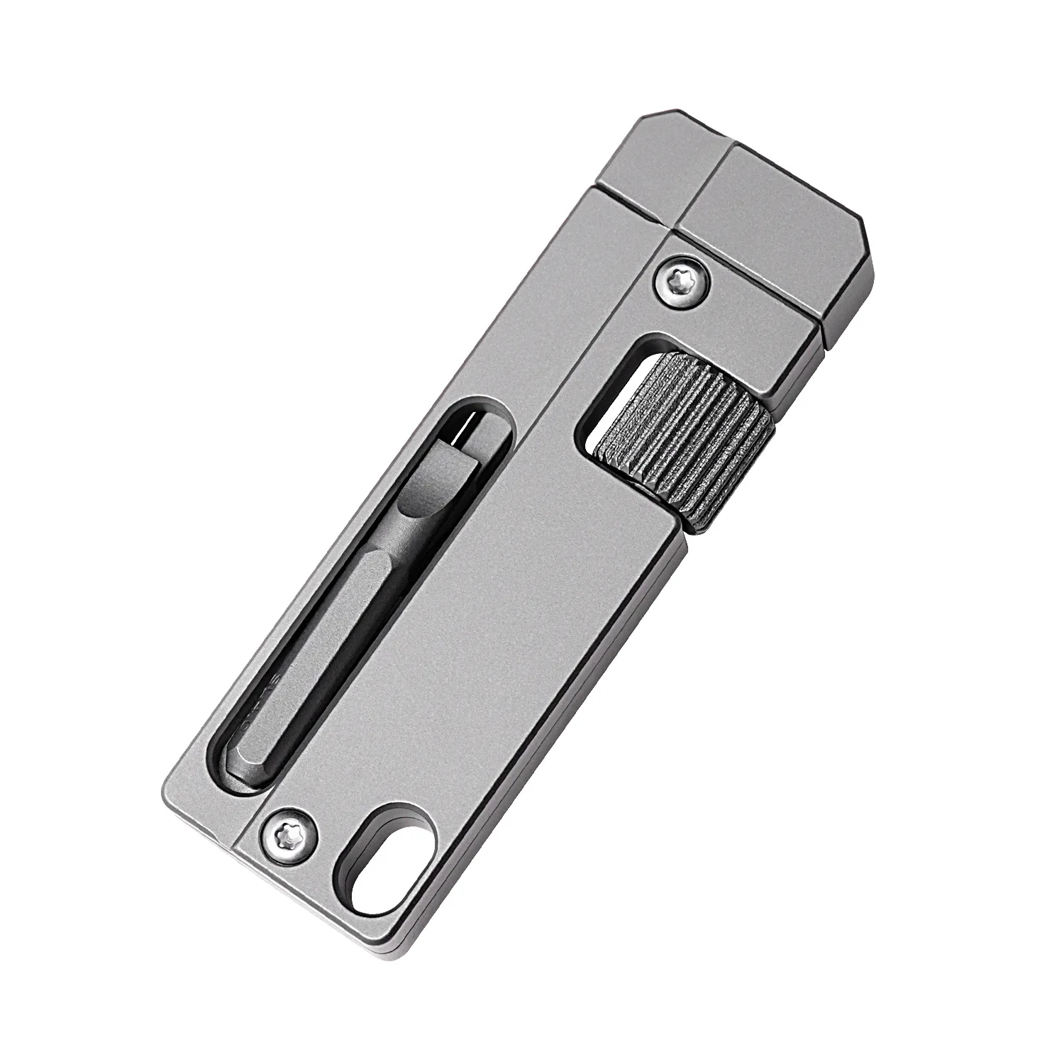 EDC Titanium Alloy Mini Adjustable Spanner Wrench Handle Multitool Portable Rrepair Outdoor Tools