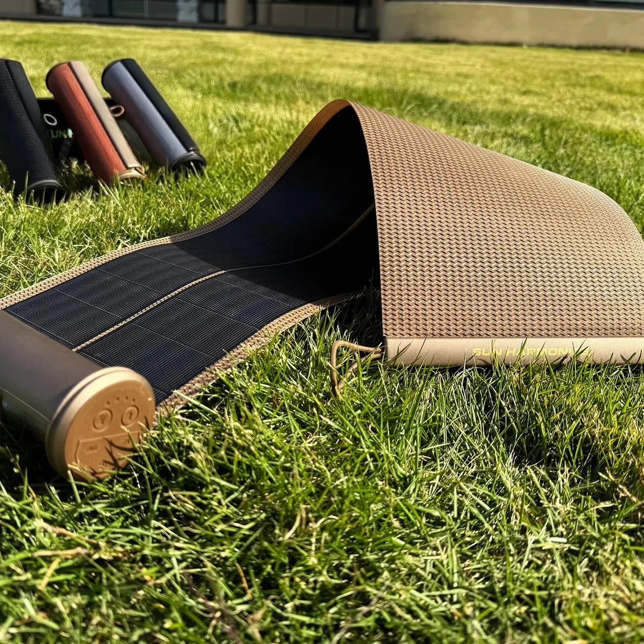 Ultralight  Winding Solar Charger Desert Brown | Backpacking Essentials | Essential gear for hiking