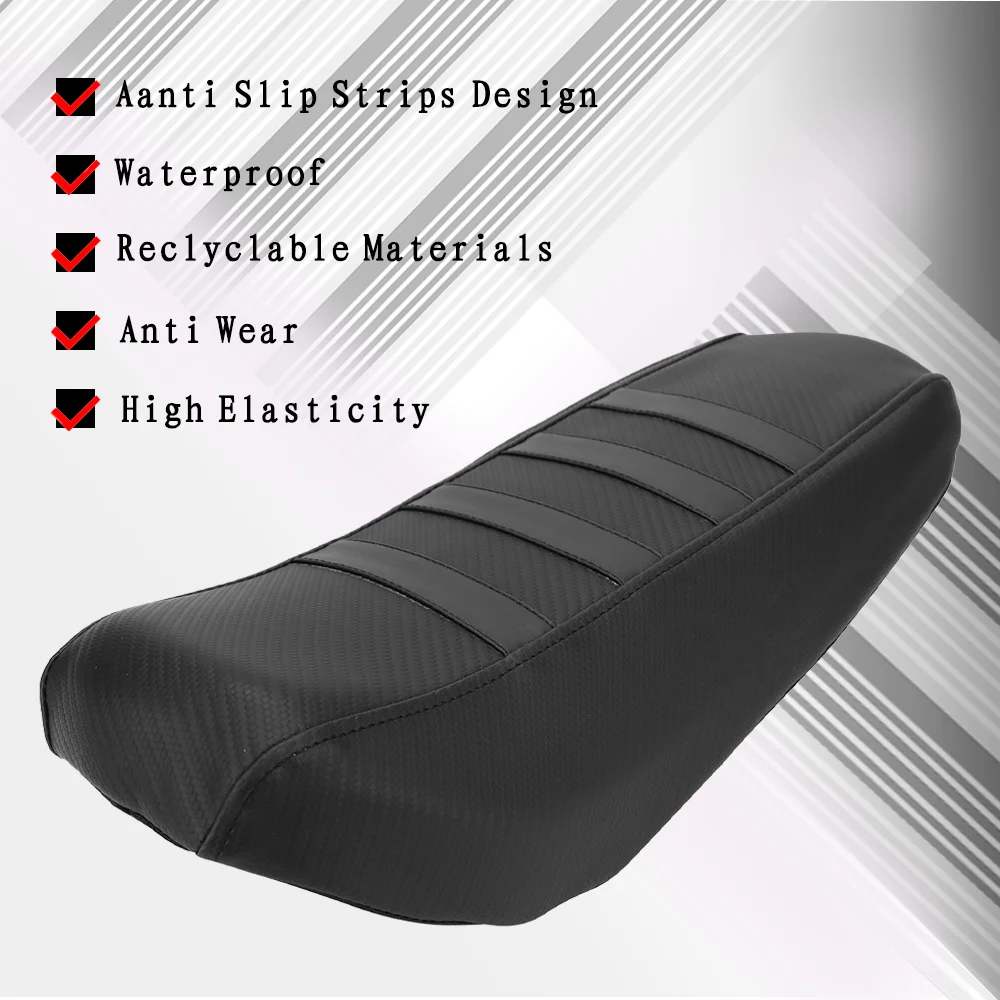 Motorcycle Accessories Striped Soft Seat Cover PVC Anti-skid Covers Cushion For SUR-RON Surron LBX Light Bee S X Electric Off-Road E-Bike