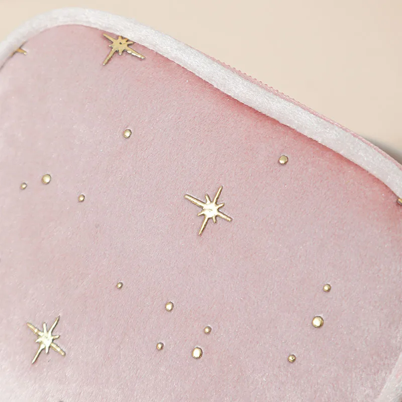 Mini Cute Square Cosmetic Bag Women Zipper Earphones Lipstick Sanitary Napkins Storage Pouch Small Sanitary Napkins  Makeup Bags