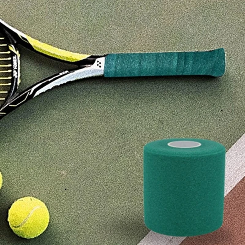 

1 рулон спортивных лент, бинтов, губок, пленок, оберток для теннисных ракеток, спортивных бинтов