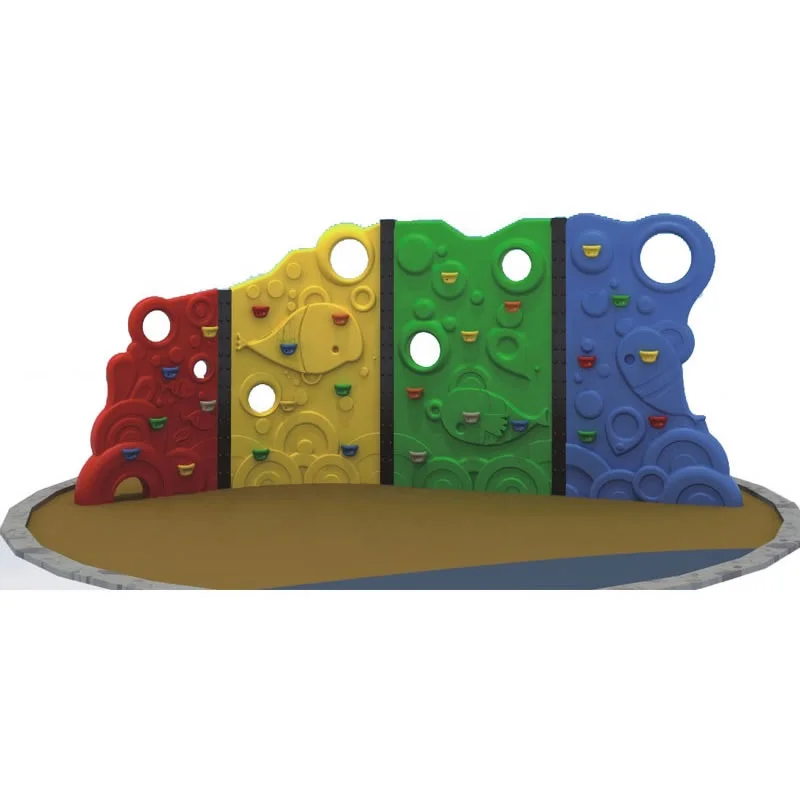 Quality Home Outdoor Mini Plastic Rock Climbing Wall Panels Jungle Gym For Kids Professional Children Playground Equipment