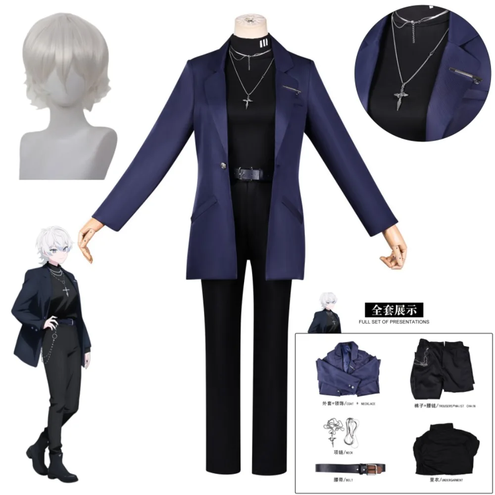 

Needy Streamer Overload Michiwa-sama Cosplay Costume Suit Full Set Adult Women Halloween Anime Convention Anime Role Play Outfit