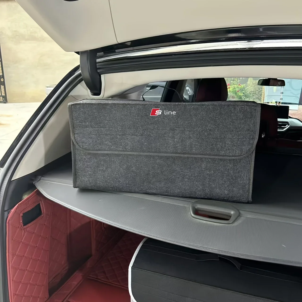 

Car Trunk Organizer Storage Box Oxford Cloth For Audi A4L A6L A3 A4 TT Q3 Q5 Q7 A5 A7 S3 S4 S5 S6 S8 RS3 RS4 RS5 RS6