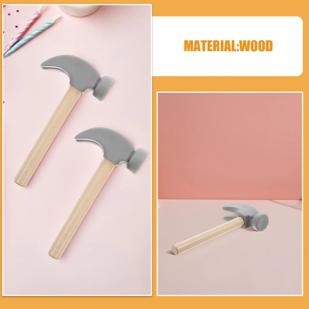 ชุดค้อนไม้ 5 ชิ้น สำหรับเด็กเล็ก พัฒนาทักษะกล้ามเนื้อมัดเล็ก เครื่องมือจำลองการซ่อมบำรุง ของเล่นเคาะตีสำหรับเด็ก ของขวัญวันเกิด