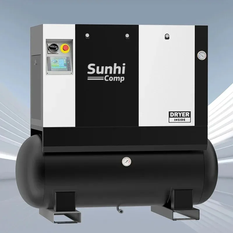 

SUNHI 15KW 4 in 1 Industrial Air Compressor for Efficient Packaging and Strip Packing Machine Operations