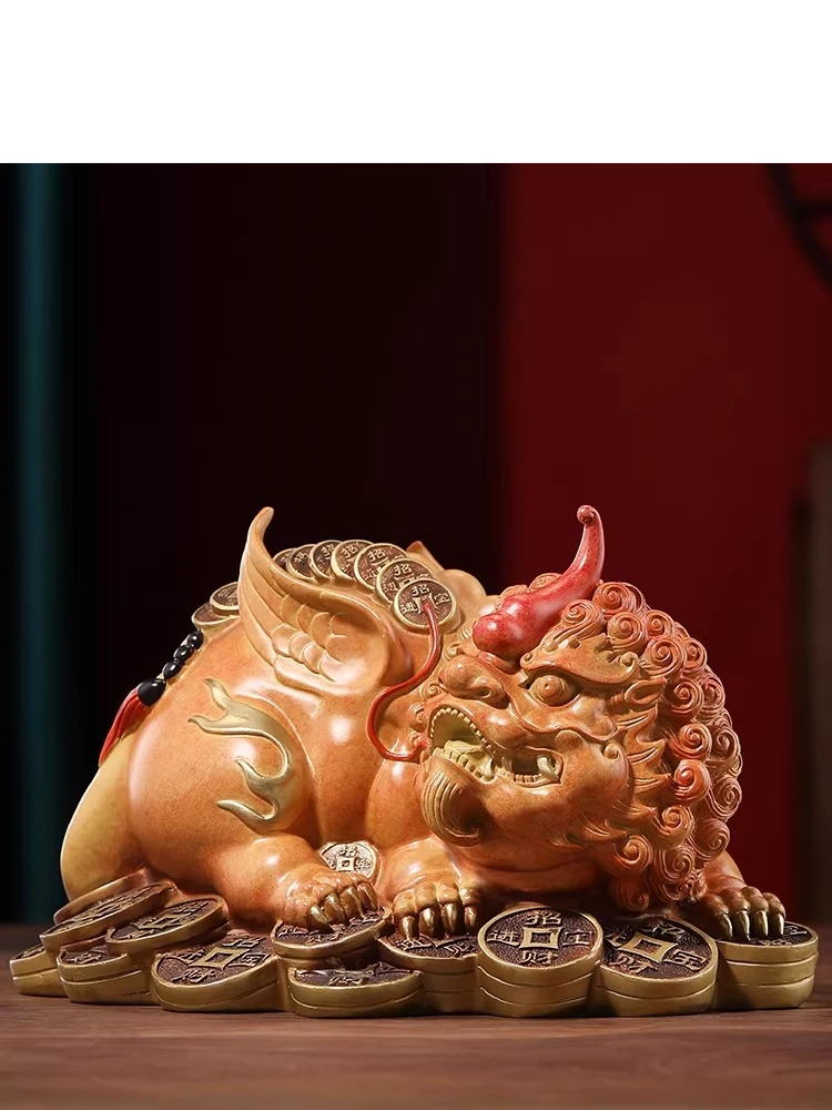 Pixiu Lucky Ornament Entrance Decoration Office Living Room Opening Store New Home Gift