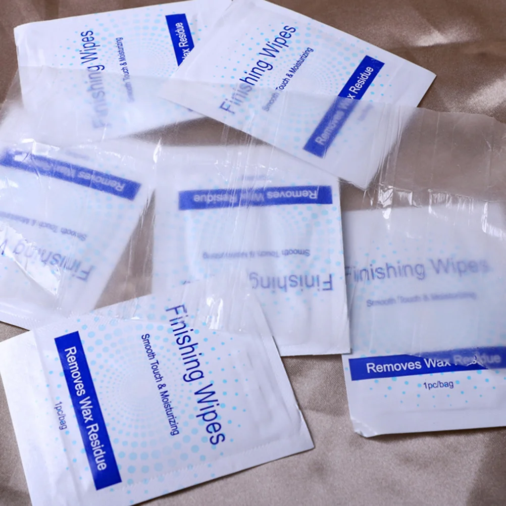 50 Stück Haarentfernungswachs, Reinigungsöl, Packung, Reinigungstücher, Finishing für den Körper, Fräulein, Frauen, Enthaarungszubehör, Reinigung