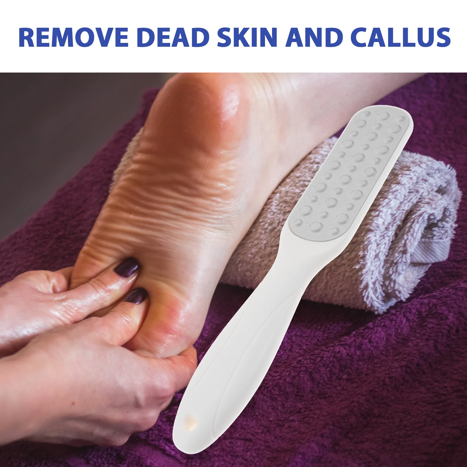 1 ensemble de fichiers portables, outil de pied Compact et Durable, dissolvant de peau morte Double face, dissolvant de callosités, planche de meulage de pédicure pour la maison