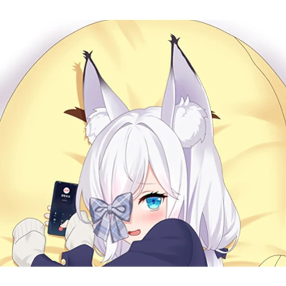 Kasumi Dakimakura Cover Double‑sided HD Print Peach‑skin 2way‑tricot Fabric Bedroom Decor Anime Gift