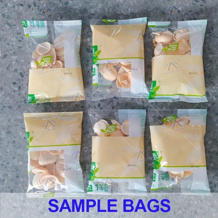 Customized Automatic 50g 100g 500g 1kg Granule Pouch Rice Seeds Salt Sugar Potato Chips Snack Food Sachet Packing Machine