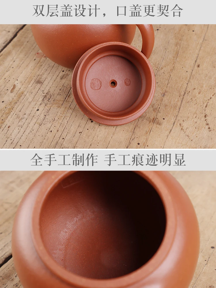 Deyuanchang Yixing Zisha Teapot, Pure H, Zun Descending Slope Mud, High Skilled Worker Wu Shujuan, Fully