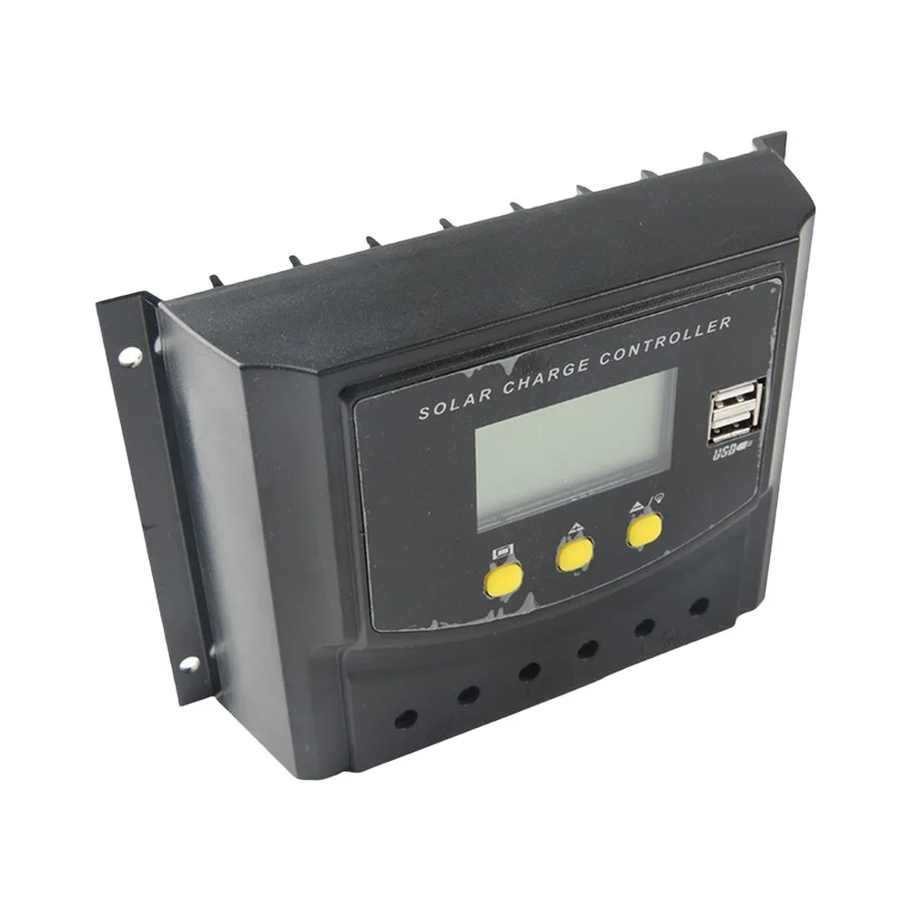 48V Solar Charge Controller 12-24-48V 60A For PWM LCD Display For Photovoltaic Power Generation System For Battery Management De