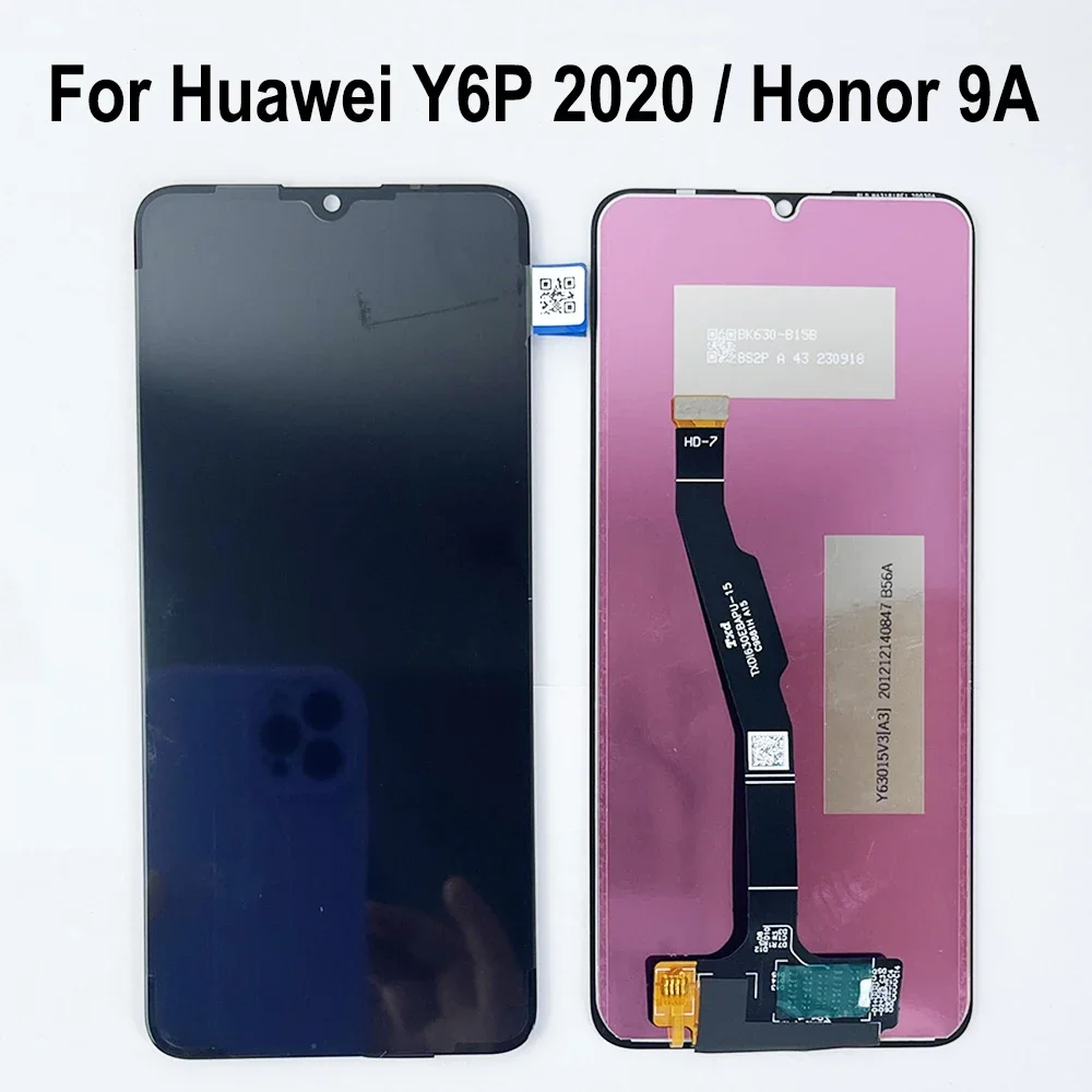 Display For Huawei Y6P 2020 MED-L29 MED-LX9 LCD Display Touch Screen Assembly For Honor 9A MOA-LX9N LCD Replacement