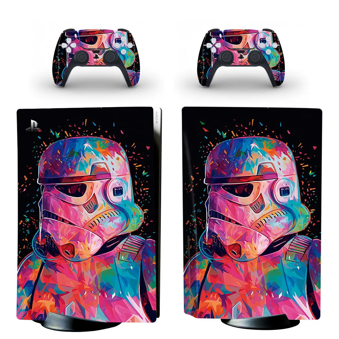 New Film PS5 Disc Skin Sticker Decal Cover for Console Controller PS5 Standard Disk Skin Sticker Vinyl