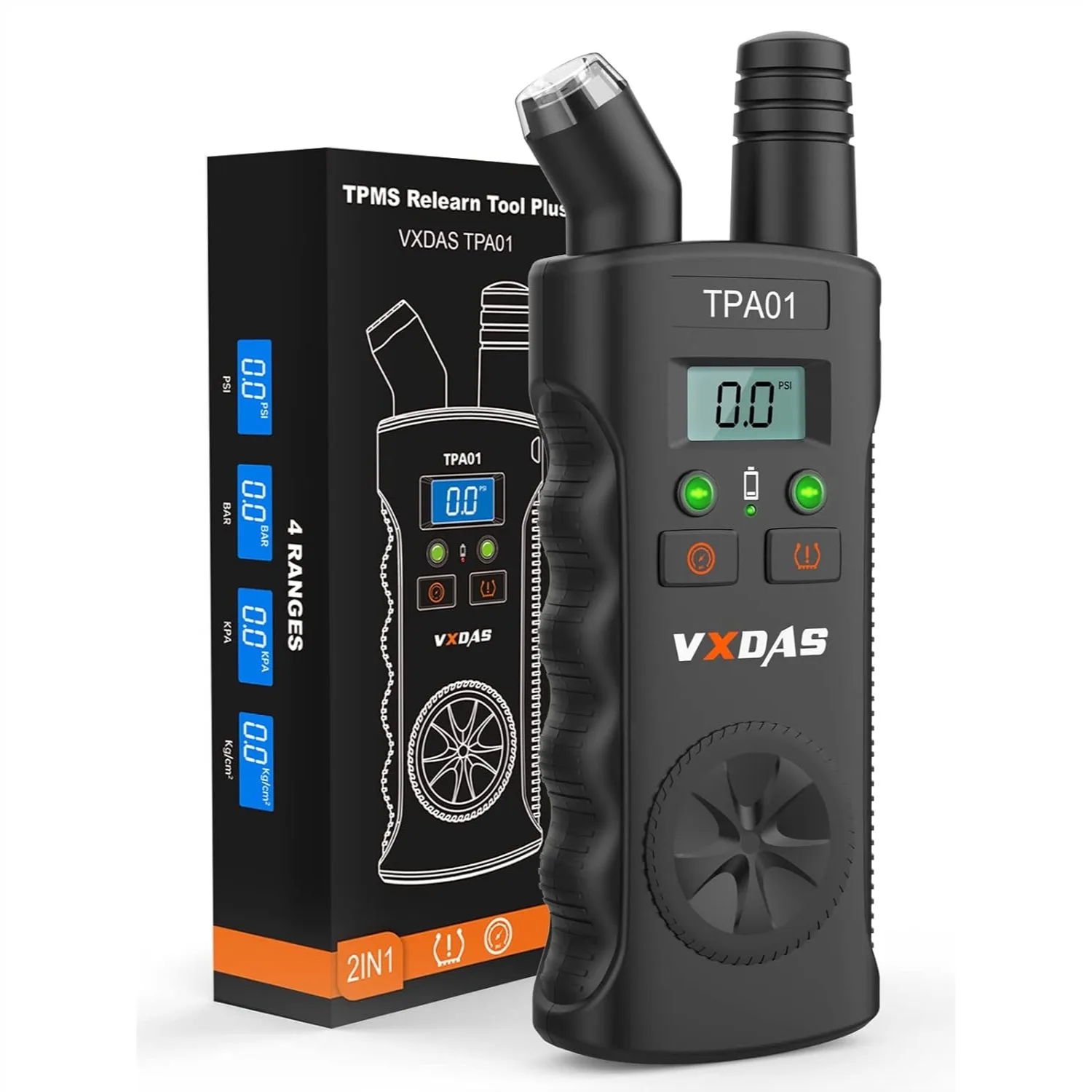 Ferramenta de reaprendizado TPMS para veículos GM, medidor digital de pressão de pneus com 150PSI, reinicialização rápida em 2 minutos para