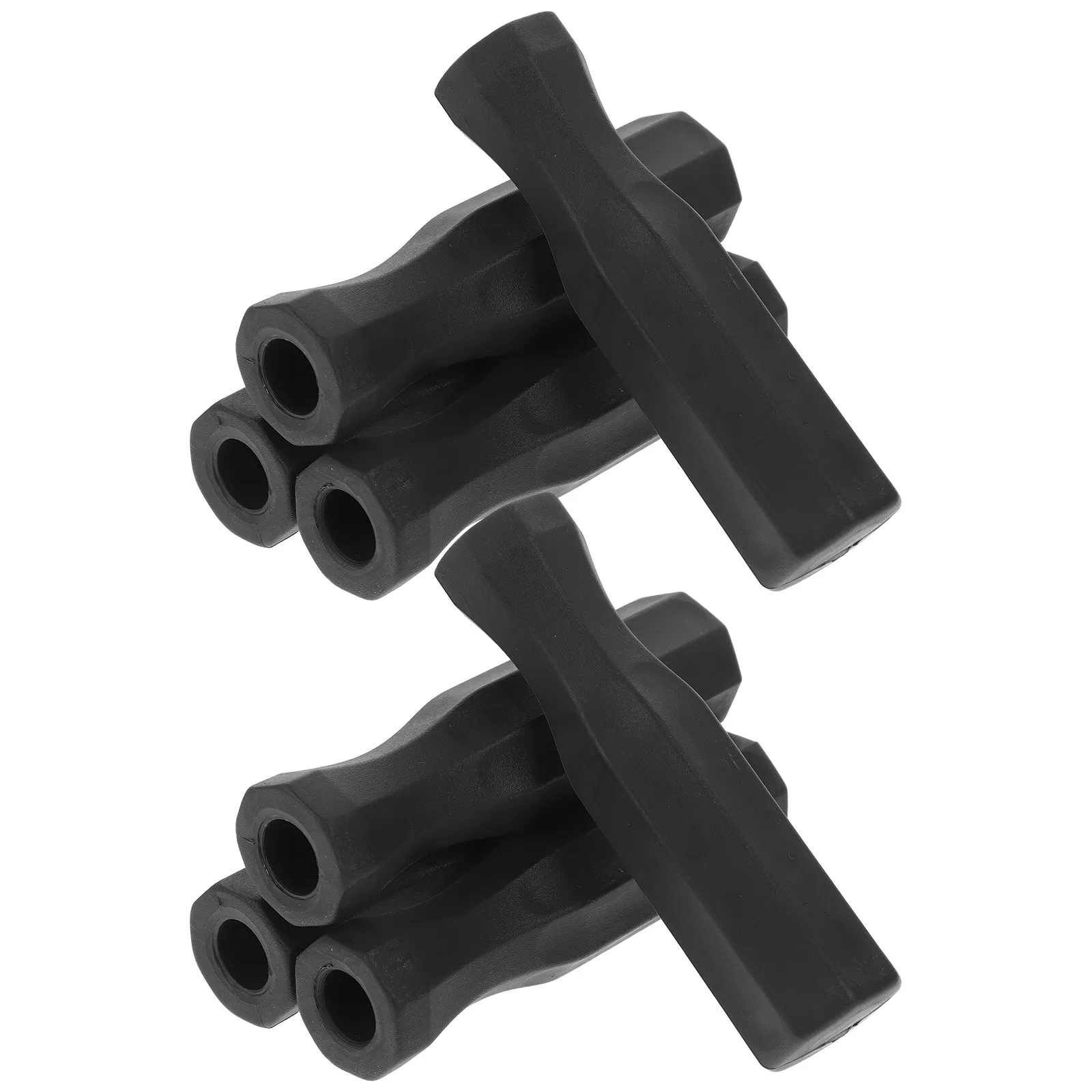 

8Pcs Table Soccer Handles Replaceable Foosball Grips Professional PVC Octagonal Non Slip Foosball Replacement Game Accessories