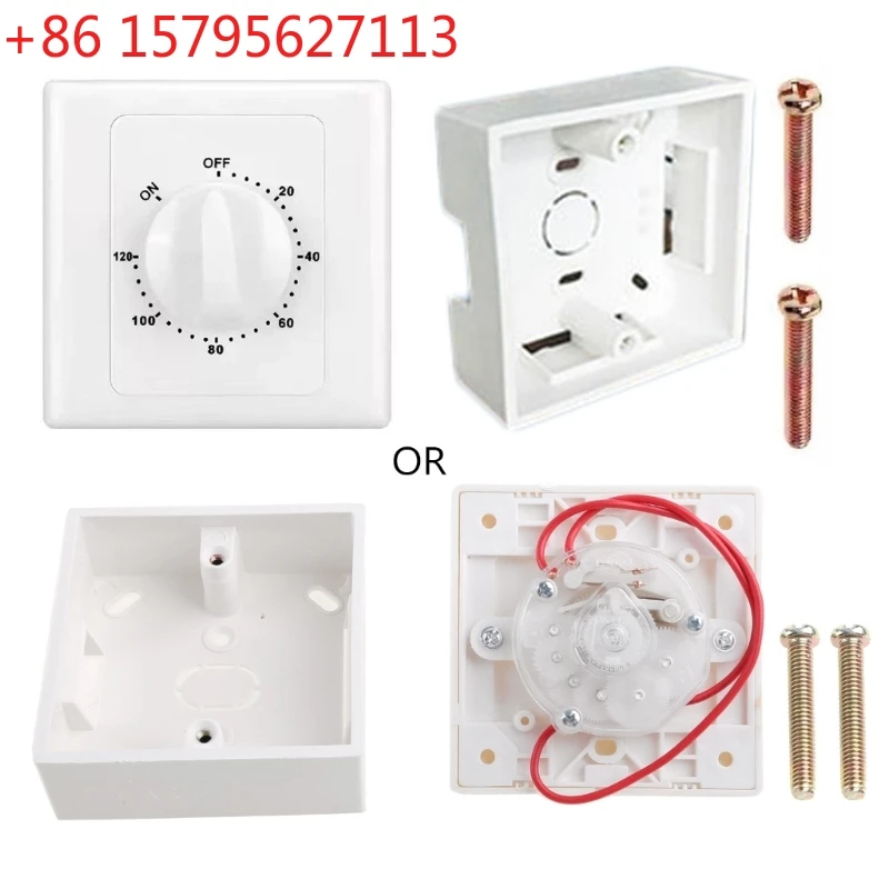 

Timer Switch Mechanical Minutes Countdown Turn Off Automatically Power Off