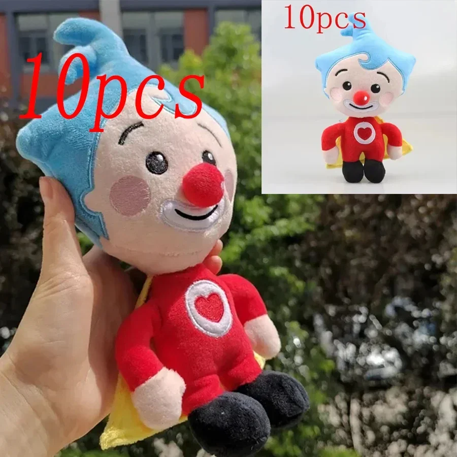 

10PCS Plim Clown Plush Toy Doll Kawaii Cartoon Anime stuffed Plush Toys Doll Soft Clown Plush Toy Birthday Gift For Kid Children