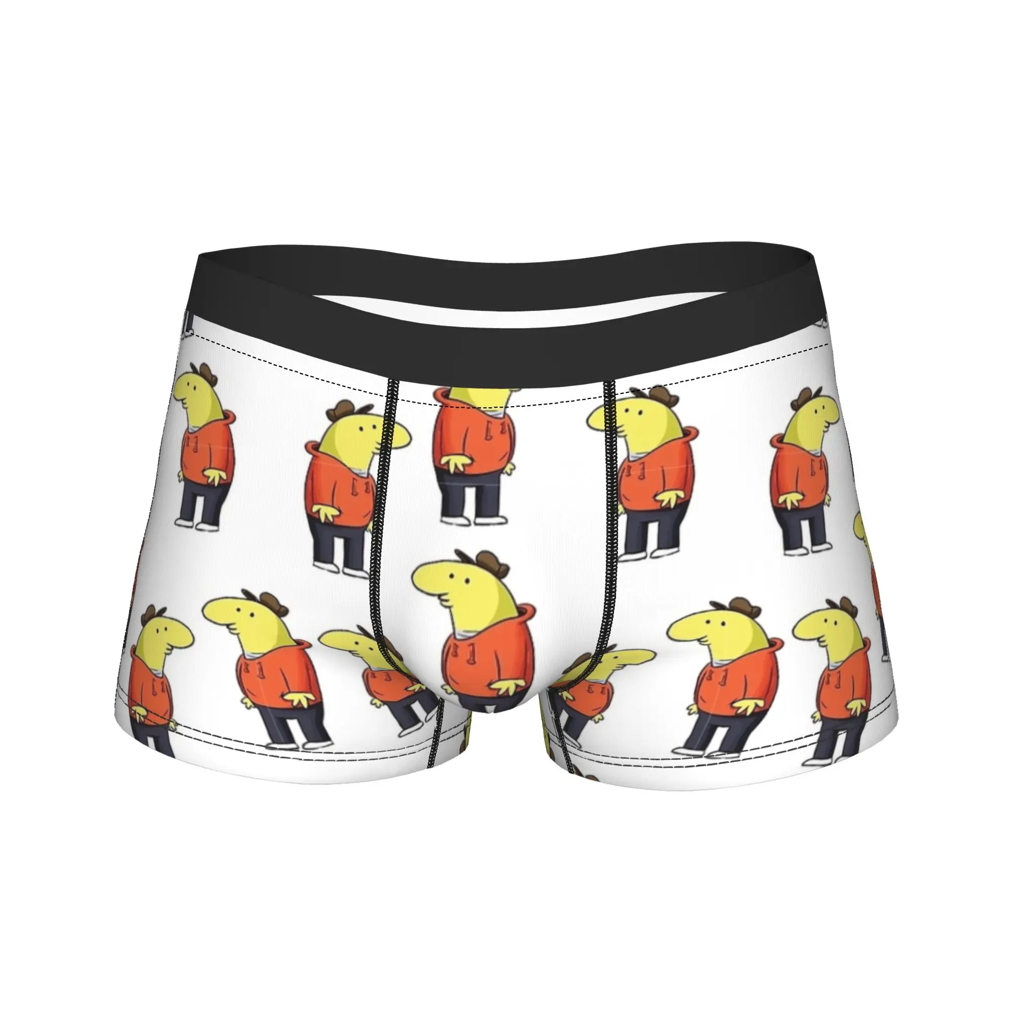 

Улыбающиеся друзья CHARLIE узор трусы-боксеры нижнее белье высокого качества мужские удобные боксеры с принтом трусики большого размера