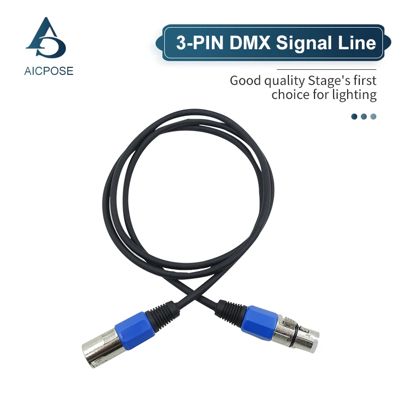 3-PIN DMX Signal Line, (1M-5M,6M,7M,8M,9M,10M,15M,20M) Use For LED PAR DMX Cable Stage Lighting Equipment