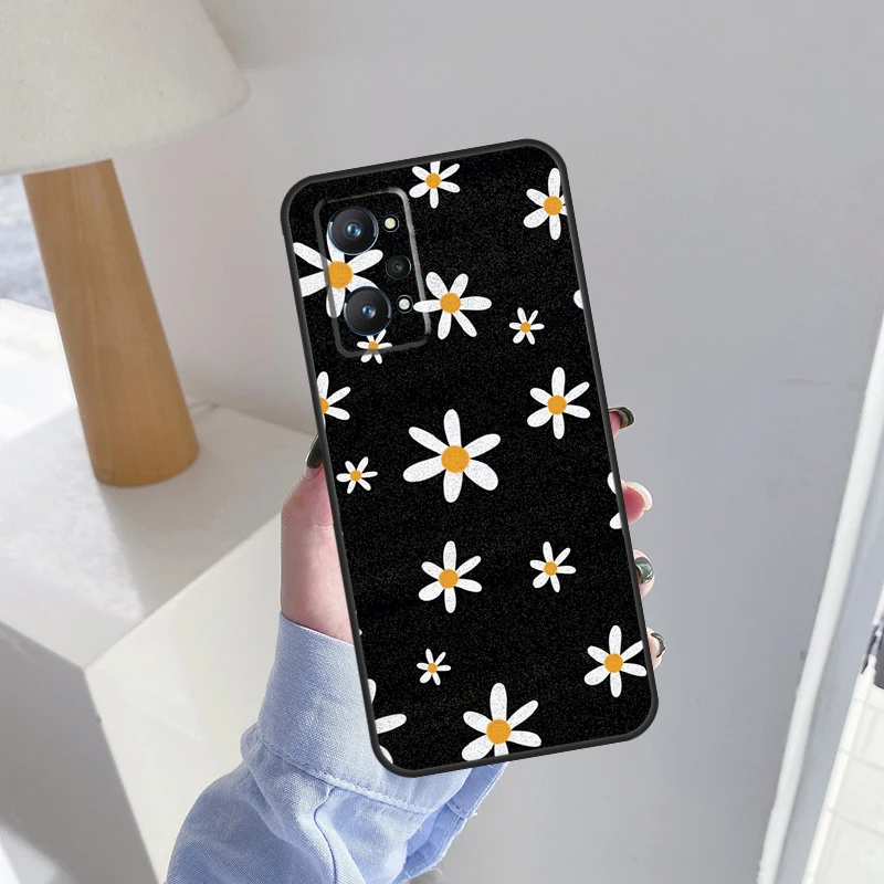 Daisy Flower For Realme 10 Pro Plus C55 C35 C33 C31 C30 C21Y GT Neo 5 OnePlus 11 Nord 3 2T CE 2 Lite Case