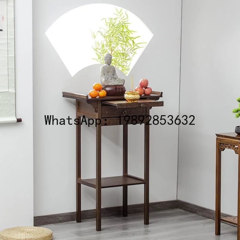 CZ Altar Table Buddha Table Home Use Chinese Style Buddha Table Guan Gong Offering Table Incense Case Small Offering Table