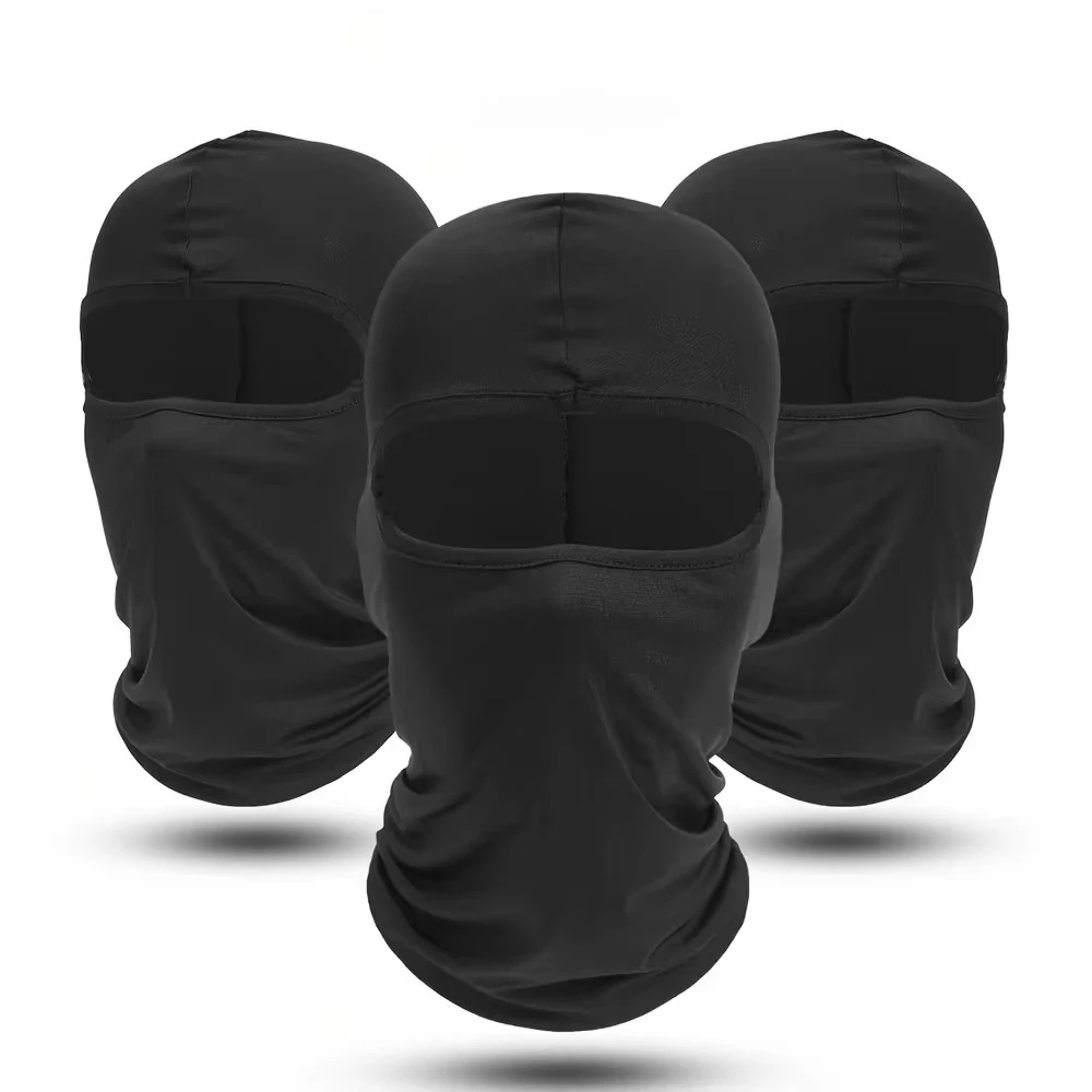 Quick-dry Balaclava Sports Full Face Mask Soft Breathable Beanies Cycling Helmet Liner Running Hiking Fishing Hood Caps