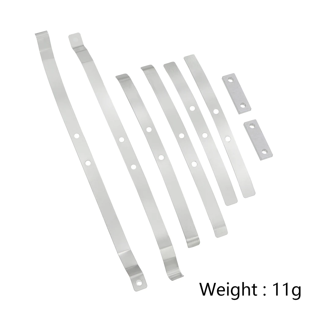 RCGOFOLLOW Staffa ammortizzatore fissa in lega di alluminio per 1/12 Quantità ammortizzatore MN LC79 MN78 Parte auto RC Rosso