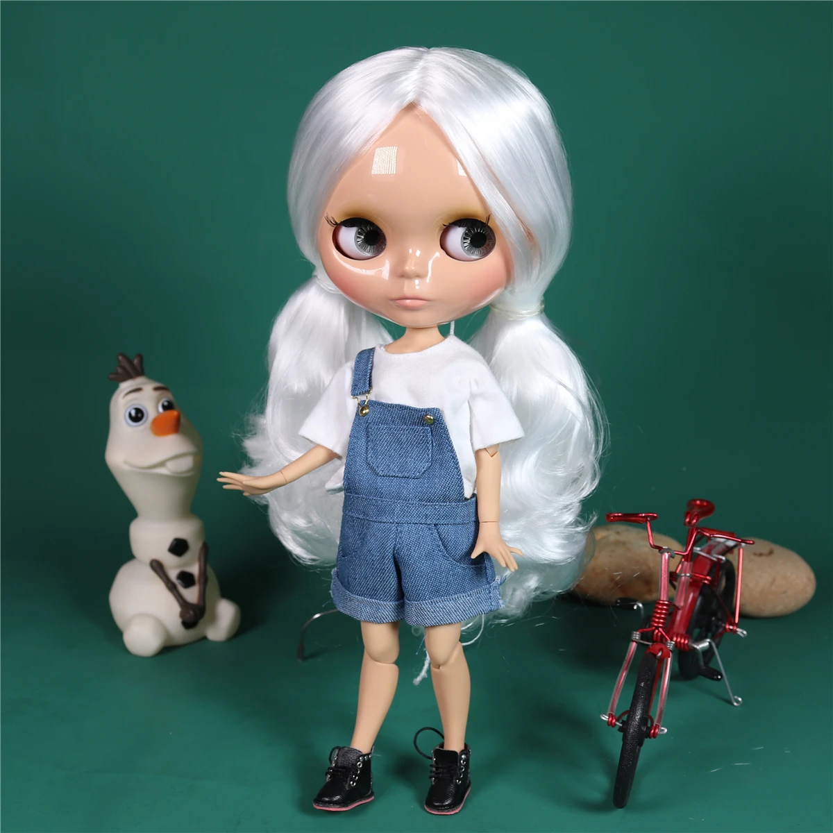 ICY DBS Blyth doll 1/6 bjd white hair tan skin white skin dark skin matte face 30cmm height toy doll anime girls gift