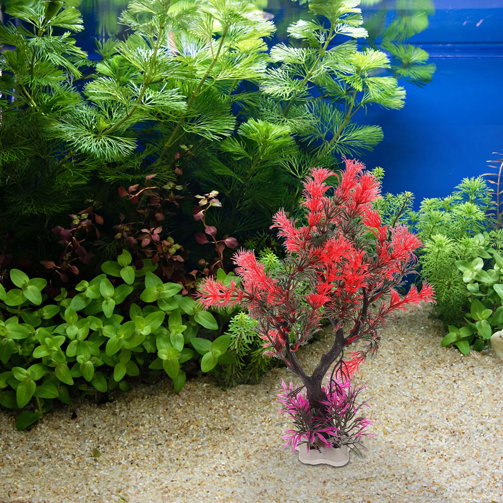 

Artificial Plants for Fish Tank Lifelike Aquatic Decoration Exquisite Details Vibrant Colors Add Color to Your Aquarium