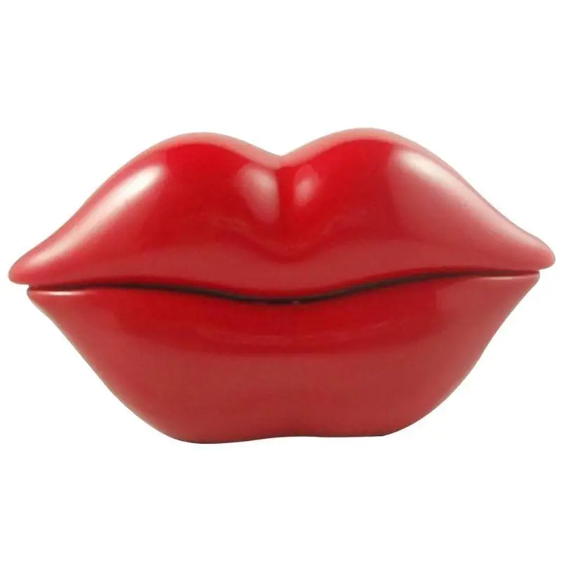 Y1UB Lip Shaped Phone Mouth Lips Telephone Novelty Rose Red Pink Home Hotel Landline