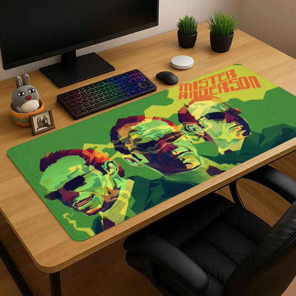 The Matrix Mouse Pad Large gaming mat,extended desk pad,custom anime mousepad,RUB mouse mat,non slip surface