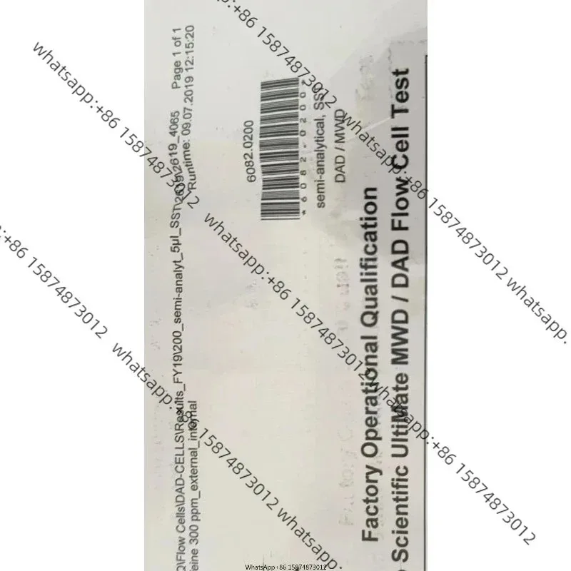 

For The rmo Fisher Diode Array Detector Flow Cell 6082.0200 For DAD-3000 (RS) Semi-Micro