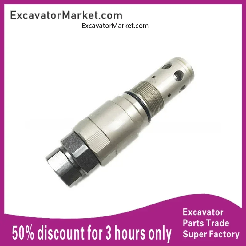 Excavator Spare For Kmx15 Xcmg Xe135 150 200da 215 230 235 265 Main Relief Valve Steering Safety Valve Flow Valve