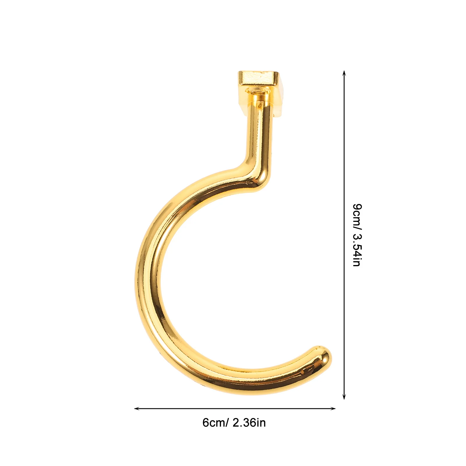 ตะขอแขวนไม้คิวสนุกเกอร์ โลหะเคลือบทอง อุปกรณ์เสริมโต๊ะบิลเลียด ที่วางไม้คิวพูล อุปกรณ์เสริมบิลเลียด