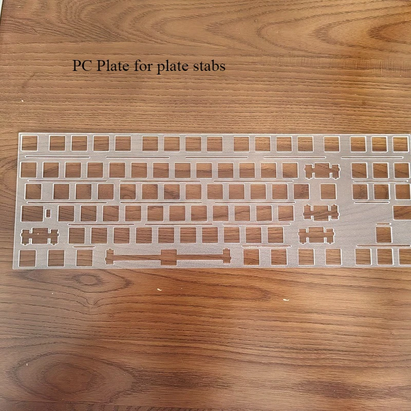 Reinforced Keyboard Plates for 6.25u Crush80 ANSI Keyboard PC POM FR4