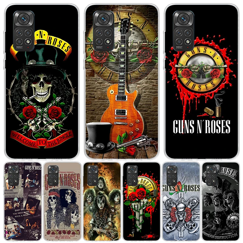 Guns N Roses Good Time Case Phone Cover for Xiaomi Redmi Note 13 12S 12 11S 11 11T 11E 10S 10 Pro Plus 9S 9 8T 8 5G Trend Fundas