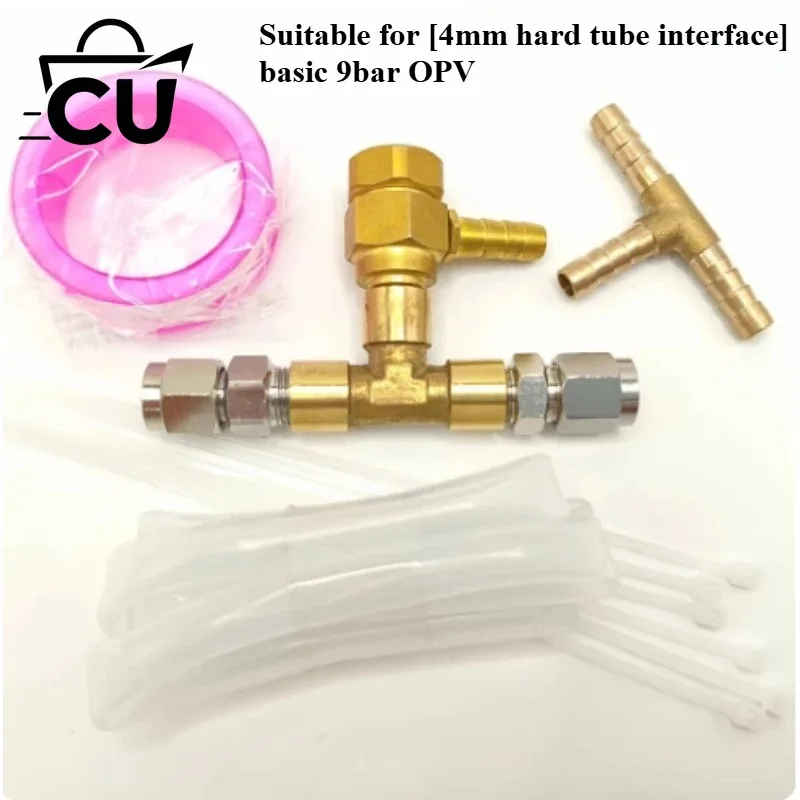Applicable To Coffee Machine  Modified Set, Adjustable Pressure Relief Valve Regulator Valve G1/8 Wire Port.