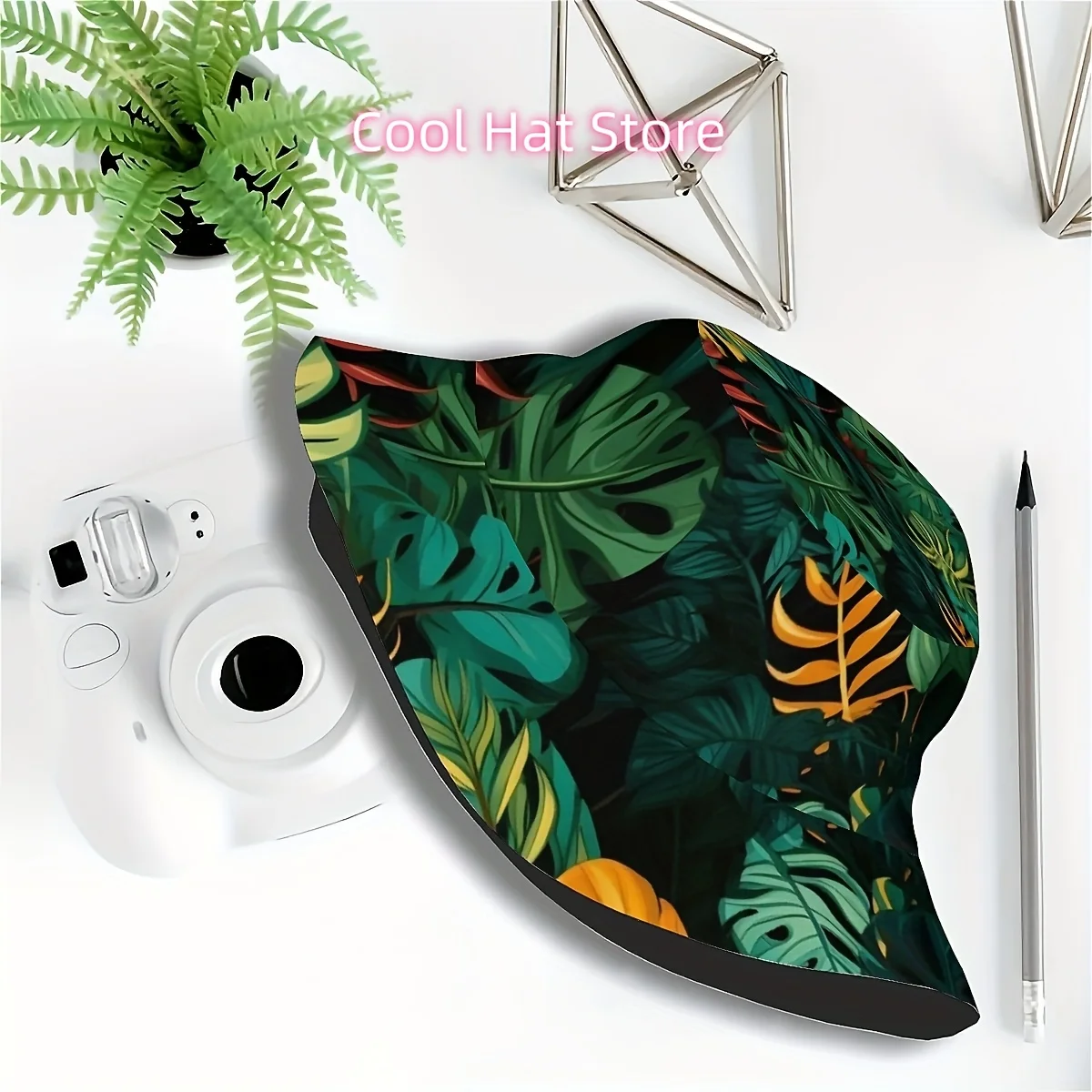 1pc Tropical Jungle Pattern Lightweight And Fashionable, Suitable for Both Men And Women, a Perfect Gift for Parties And Outdoor